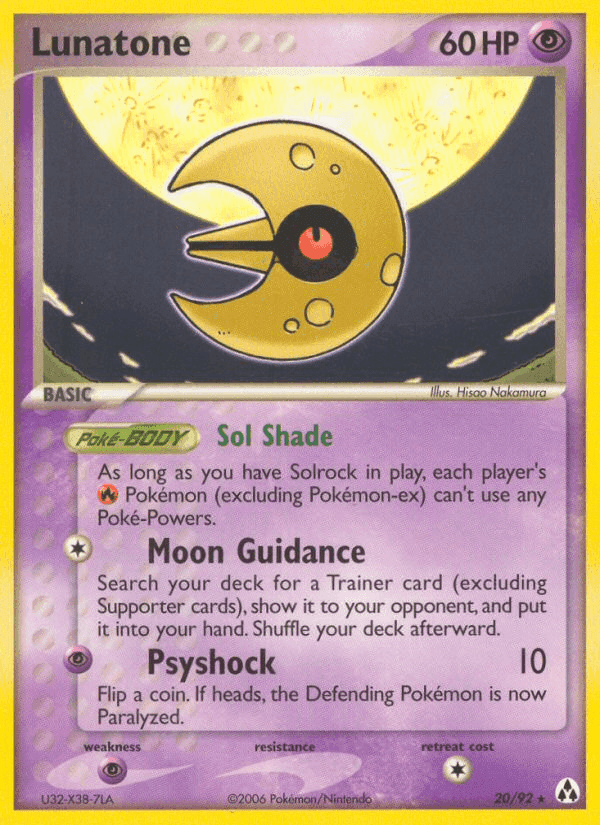 Lunatone, carta 20 de Legend Maker