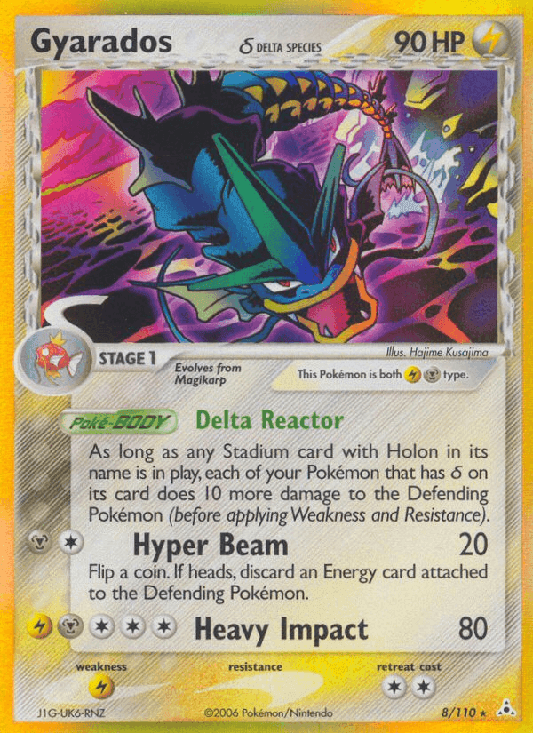 Gyarados δ, carta 8 di EX Fantasmi di Holon