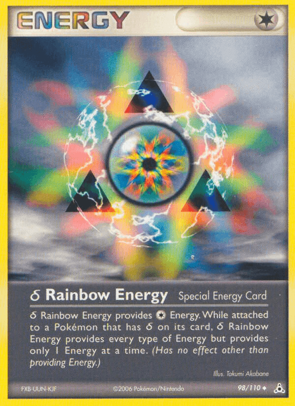δ Rainbow Energy, carta 98 di EX Fantasmi di Holon