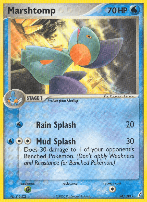 Marshtomp, carta 24 de Crystal Guardians