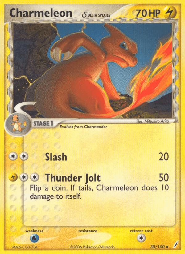Charmeleon δ, carta 30 de Crystal Guardians