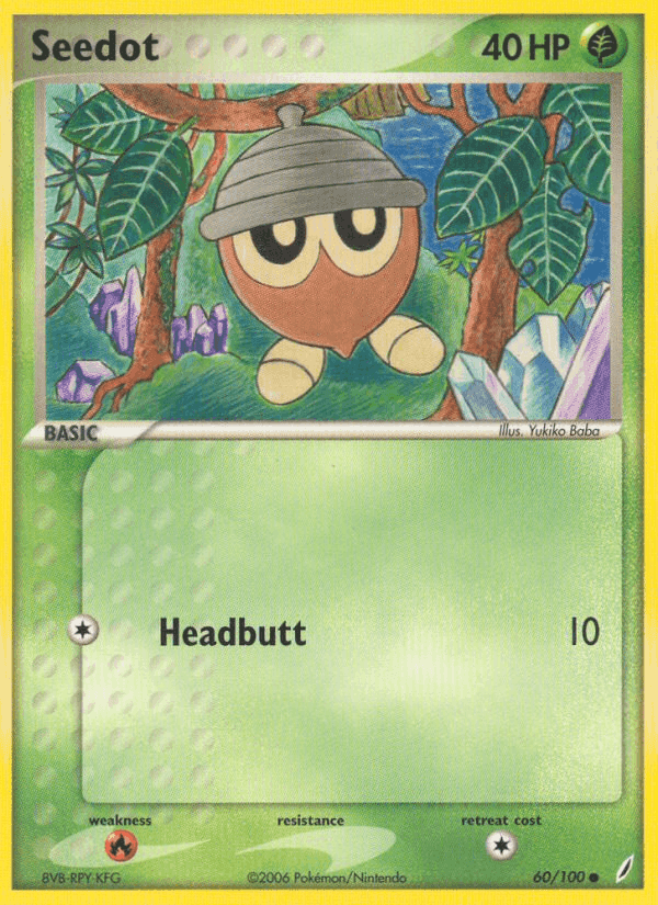 Seedot, carta 60 de Crystal Guardians