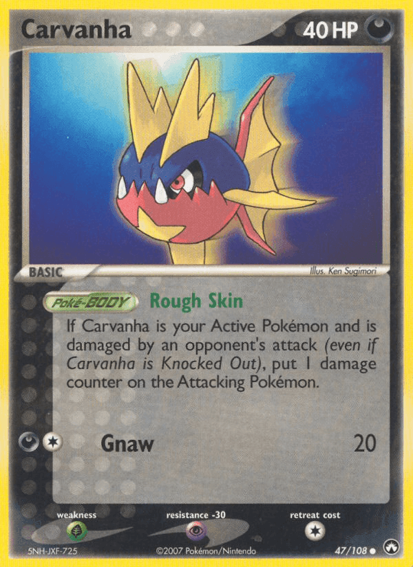 Carvanha, card 47 from Power Keepers