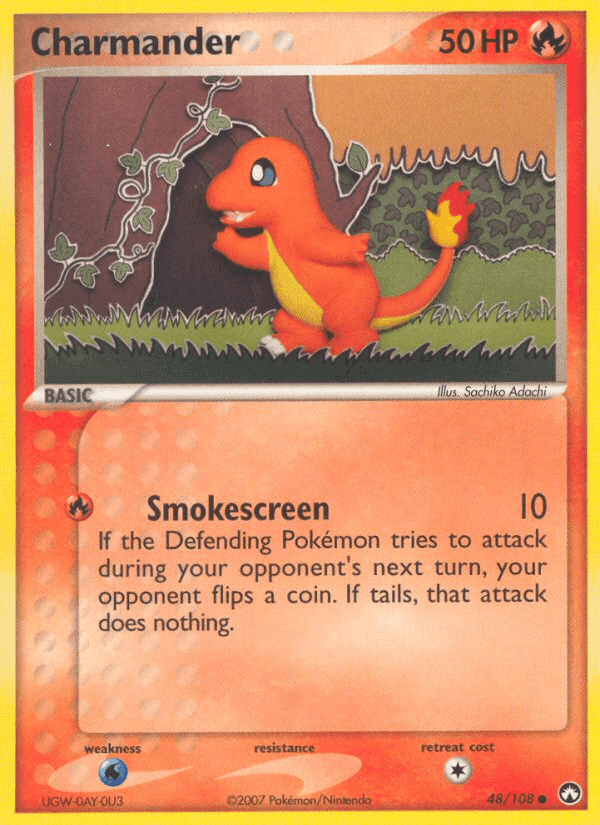Charmander, carta 48 di Power Keepers