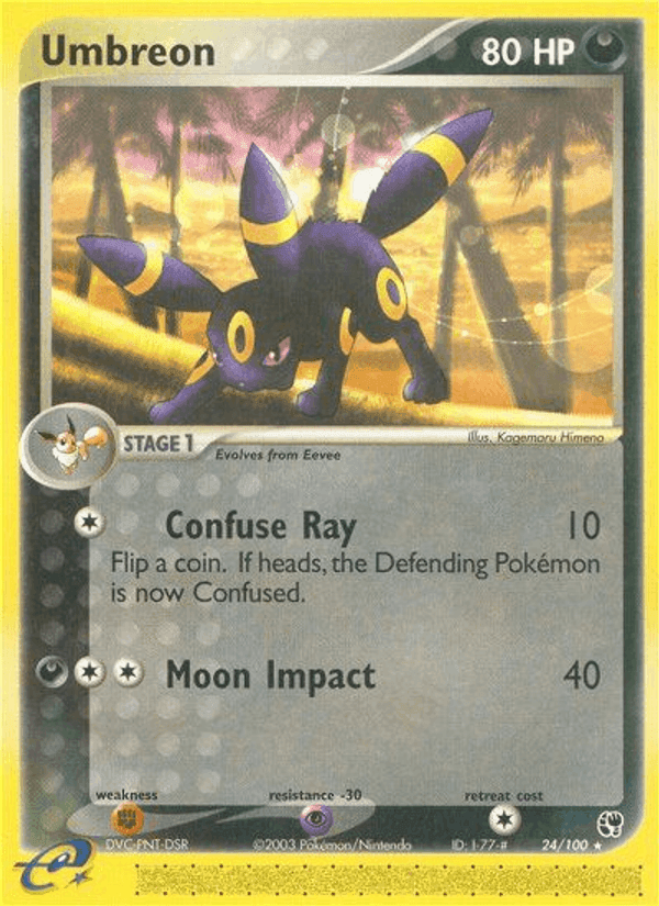 Umbreon, carta 24 de Sandstorm