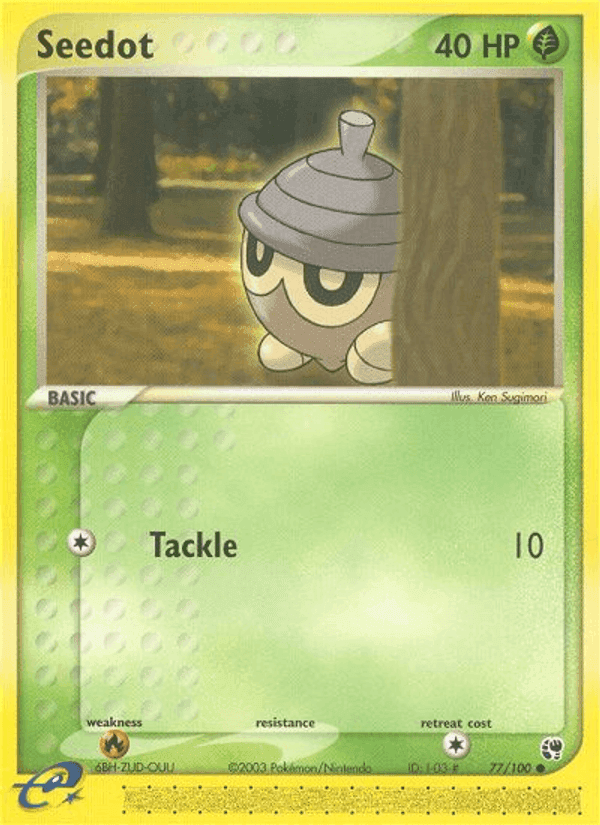Seedot, card 77 from Sandstorm