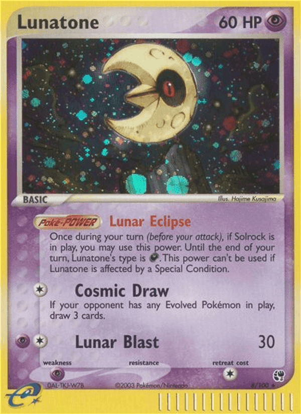 Lunatone, card 8 from Sandstorm
