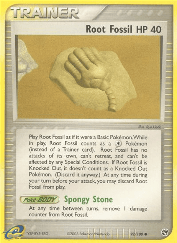 Root Fossil, card 92 from Sandstorm