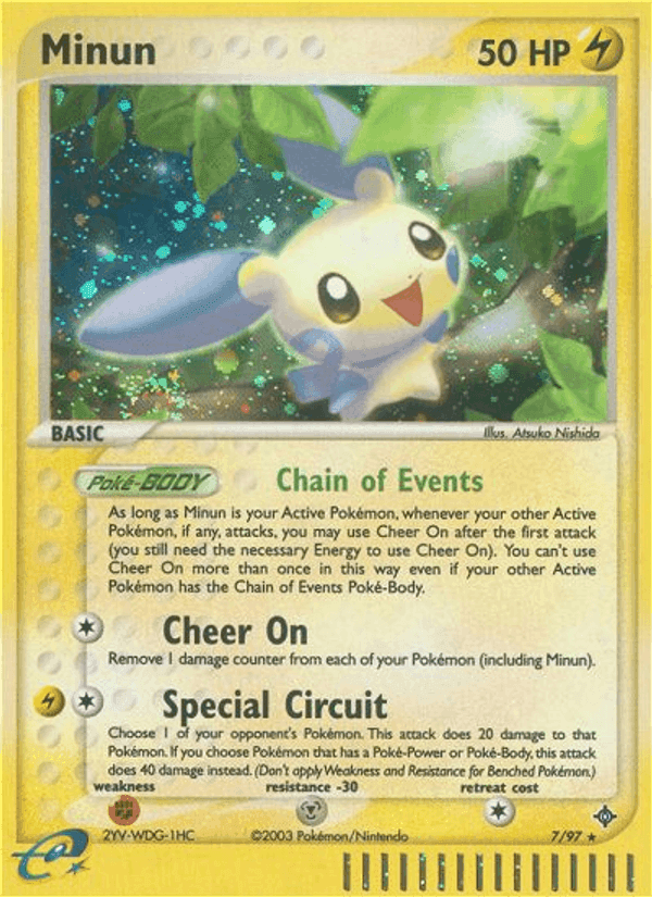 Minun, carta 7 de Dragon