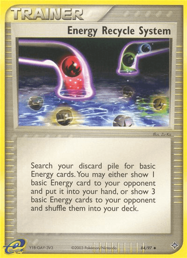 Energy Recycle System, card 84 from Dragon