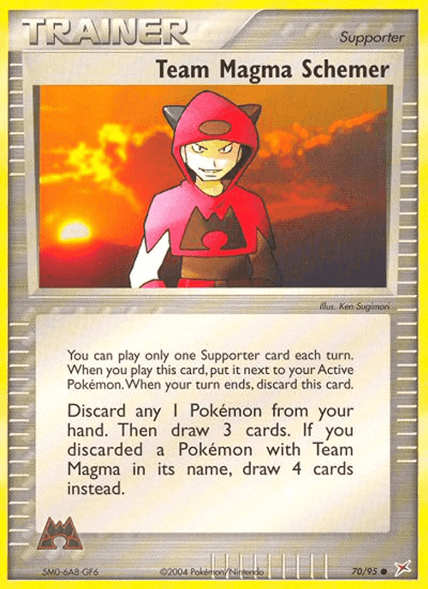 Team Magma Schemer, card 70 from Team Magma vs Team Aqua