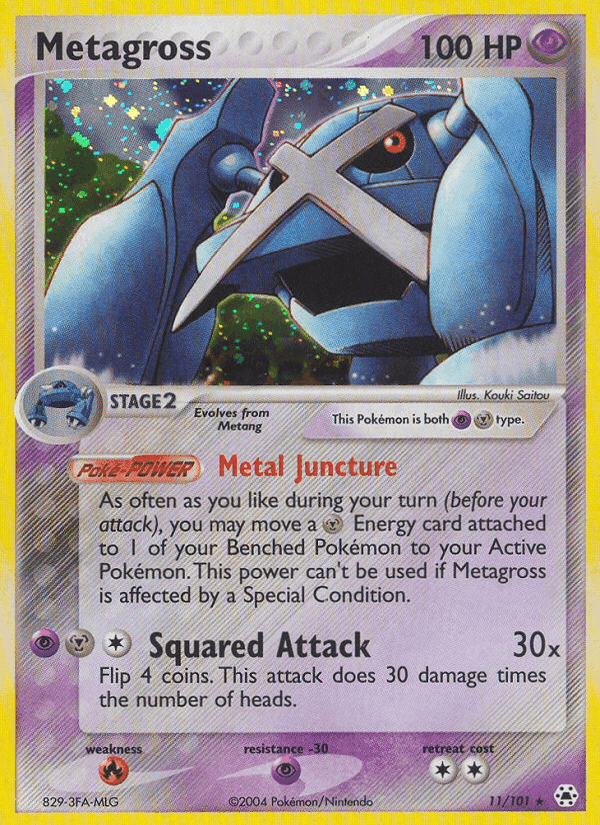 Metagross, carta 11 di EX Leggende Nascoste