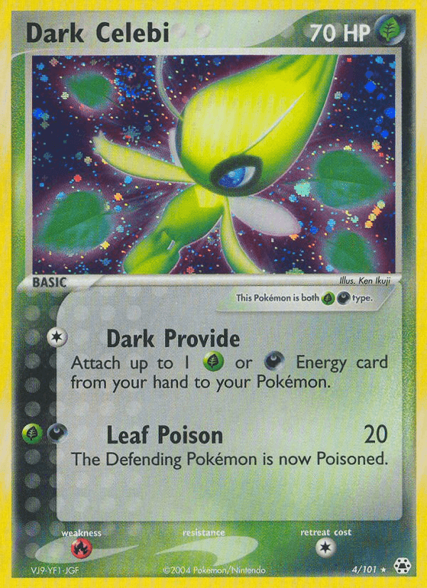Dark Celebi, carta 4 de Hidden Legends