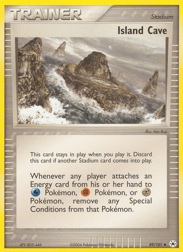 Island Cave, carta 89 di EX Leggende Nascoste