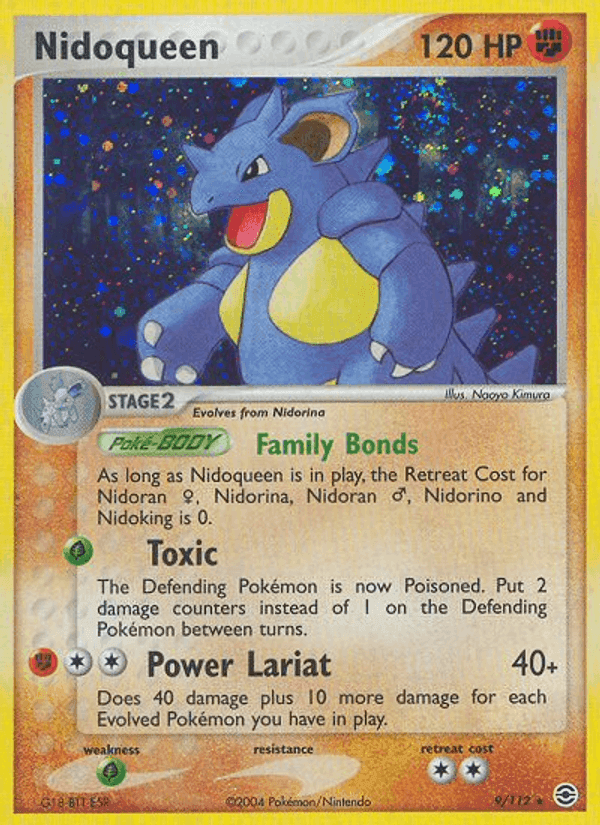 Nidoqueen, carta 9 de FireRed & LeafGreen