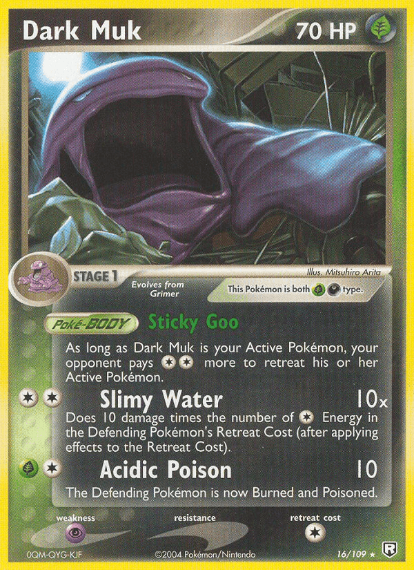 Dark Muk, carta 16 de Team Rocket Returns