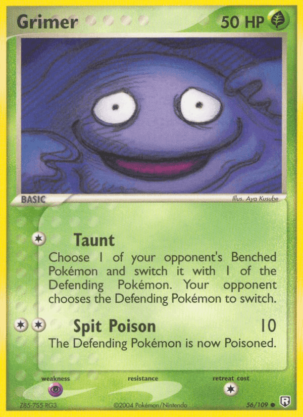 Grimer, carte 56 de Team Rocket Returns