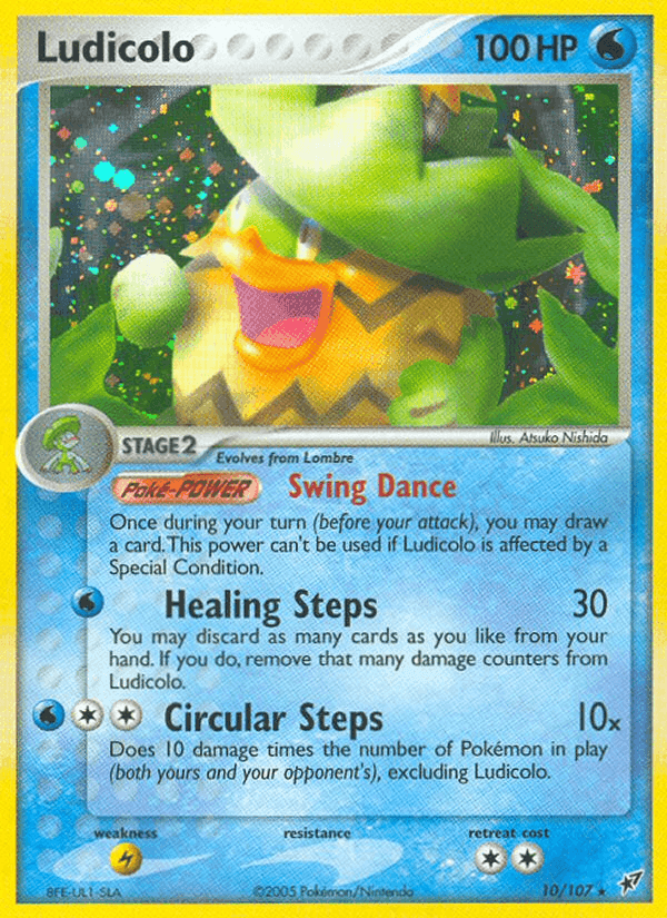 Ludicolo, carta 10 de Deoxys