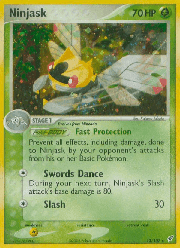 Ninjask, carta 13 de Deoxys