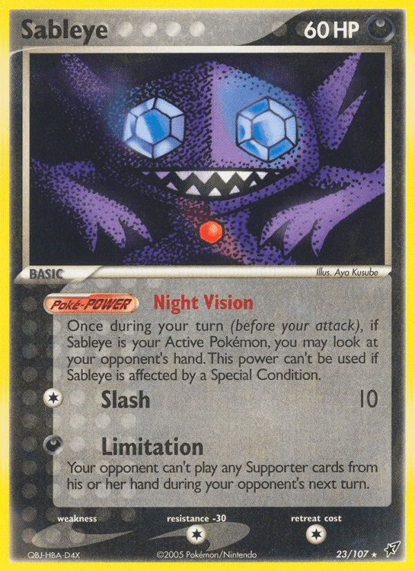 Deoxys の 23 番、Sableye