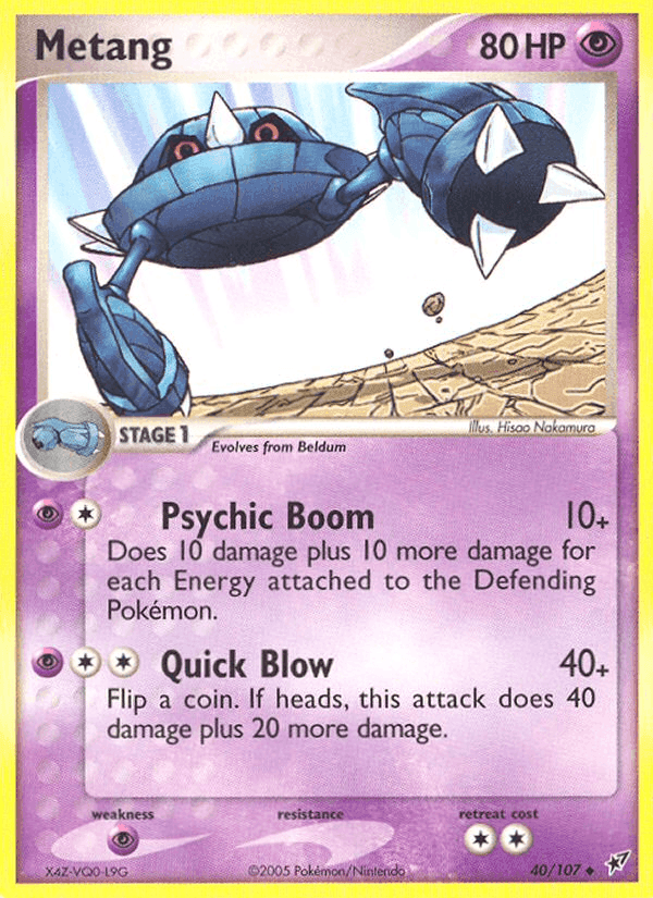 Metang, carta 40 di EX Deoxys