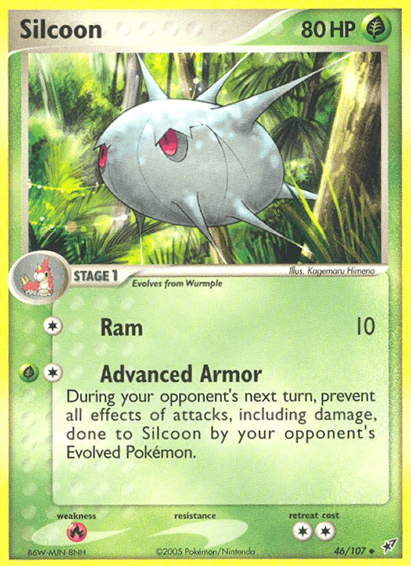 Silcoon, carta 46 di EX Deoxys