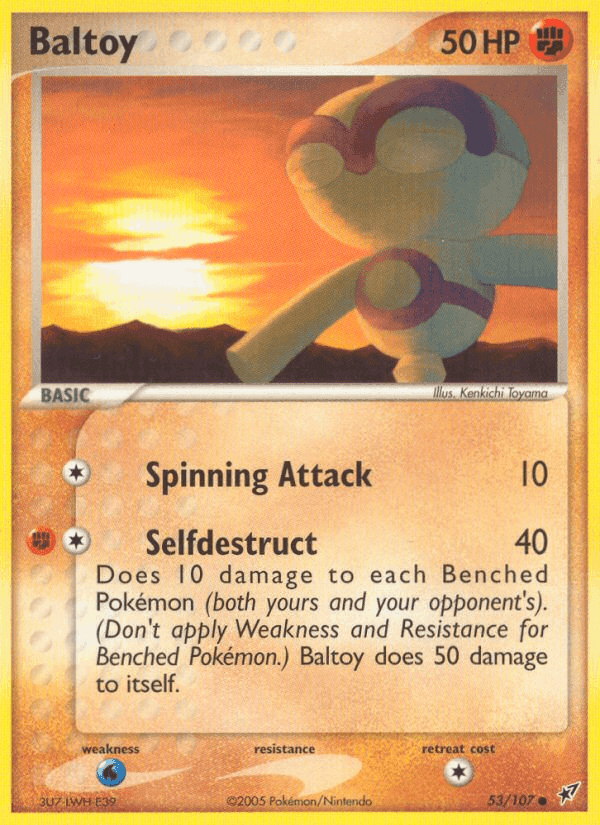 Baltoy, carta 53 de Deoxys