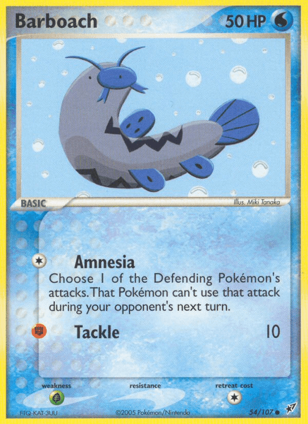 Barboach, card 54 from Deoxys