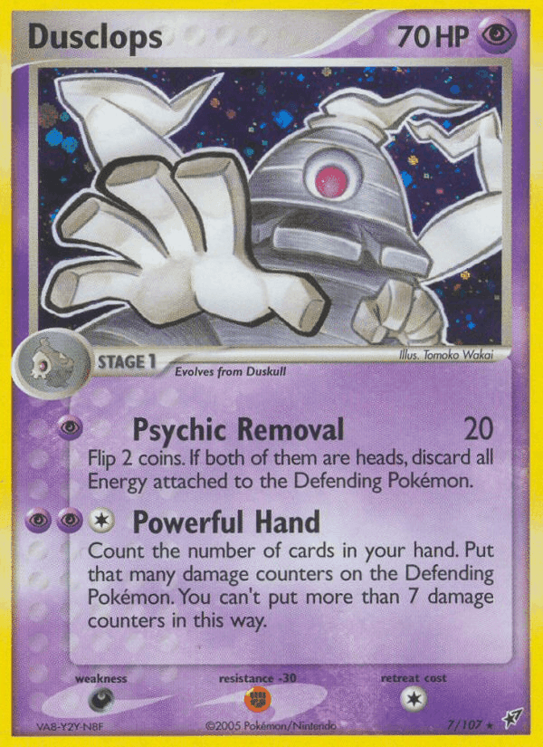 Dusclops, carta 7 de Deoxys