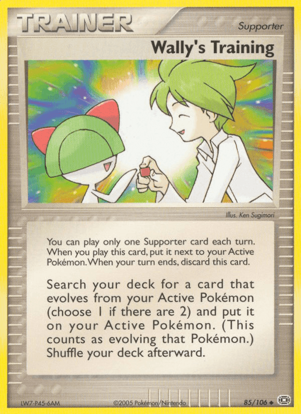 Wally's Training, card 85 from Emerald