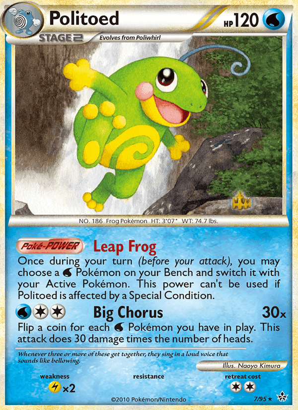 Politoed, carte 7 de Unleashed