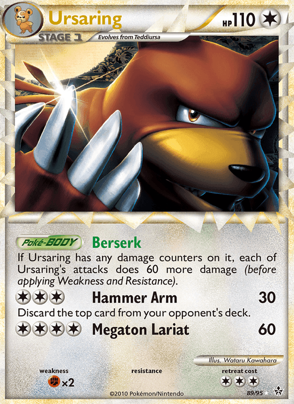 Ursaring, carta 89 di Forze Scatenate