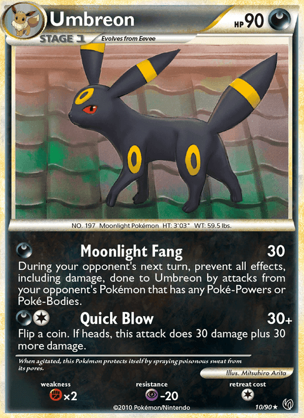 Umbreon, carta 10 de Undaunted