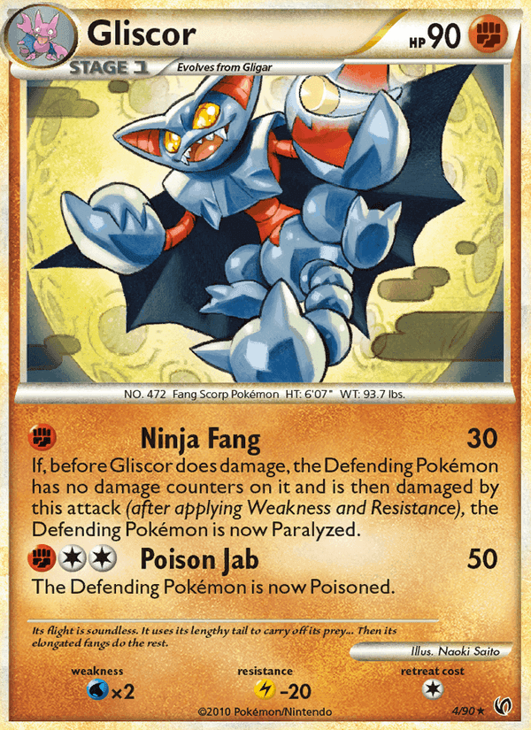 Gliscor, carta 4 de Undaunted