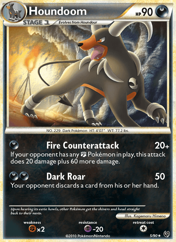 Houndoom, carta 5 de Undaunted