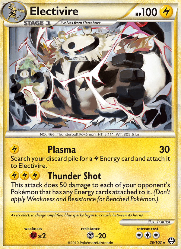 Electivire, carta 20 de Triumphant