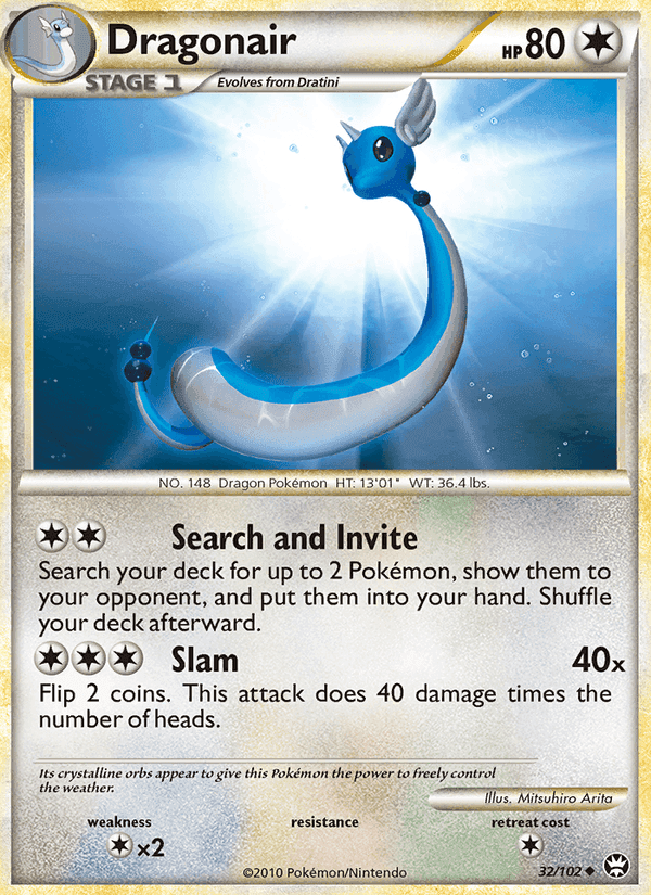 Dragonair, carta 32 de Triumphant