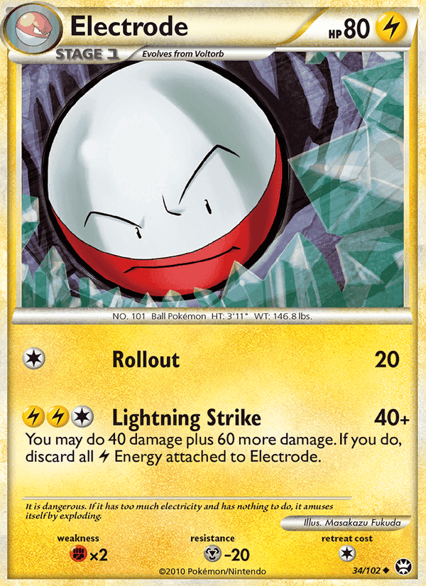 Electrode, carta 34 de Triumphant