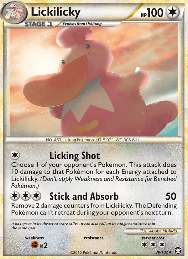 Lickilicky, carta 38 de Triumphant