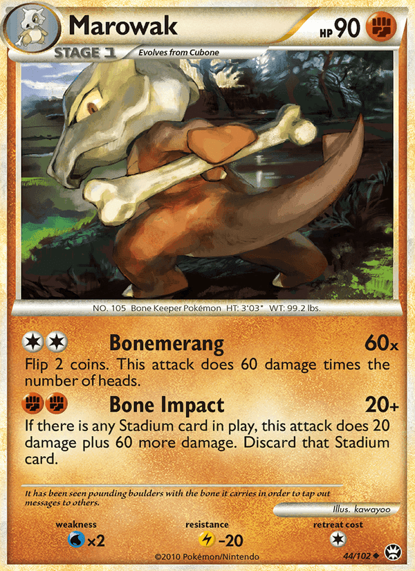 Marowak, carta 44 de Triumphant