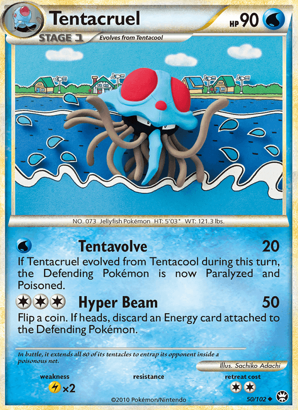 Tentacruel, carta 50 de Triumphant