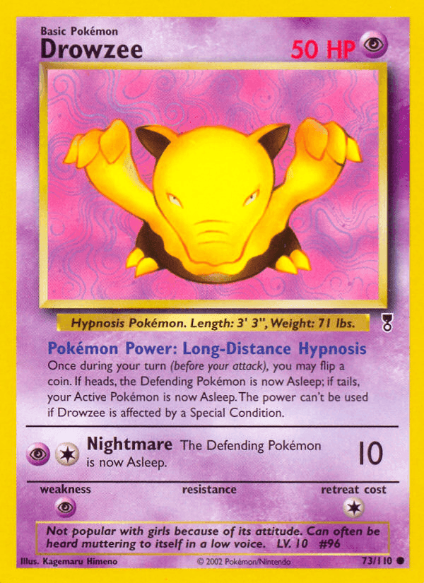 Drowzee, carta 73 di Legendary Collection