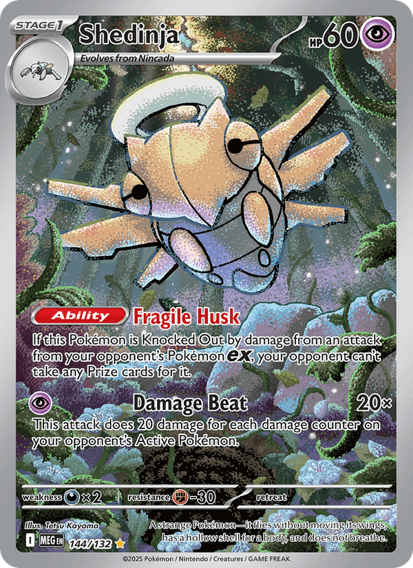 Shedinja, carte 144 de Mega Evolution