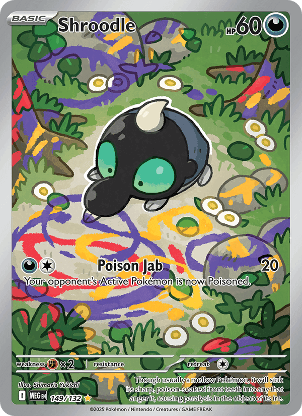 Mega Evolution の 149 番、Shroodle
