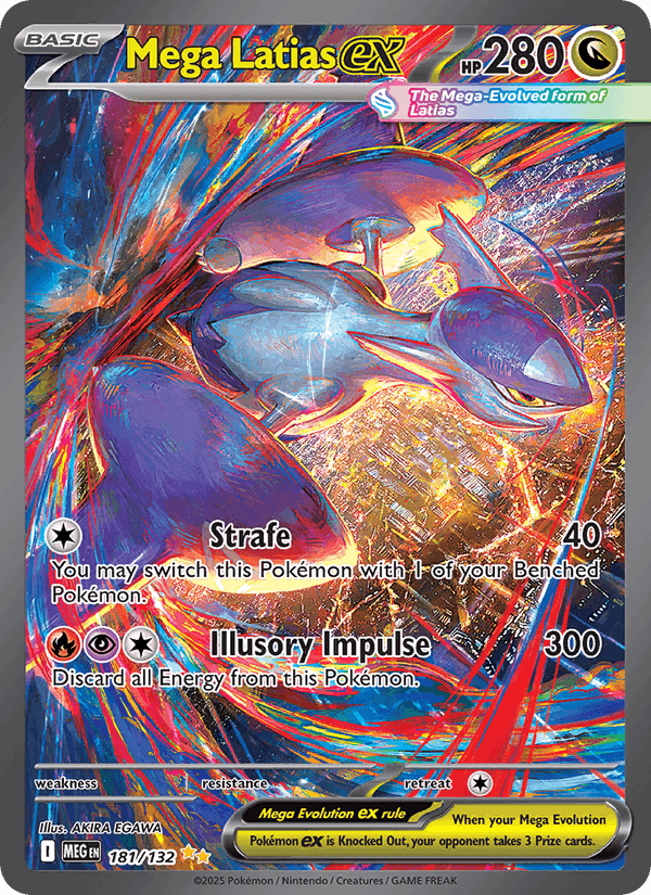 Mega Latias ex, card 181 from Mega Evolution