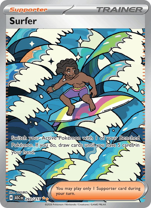 Surfer, carte 293 de Ascended Heroes