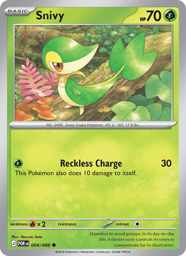 Perfect Order の 004 番、Snivy