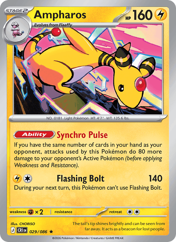 Chaos Rising の 029 番、Ampharos