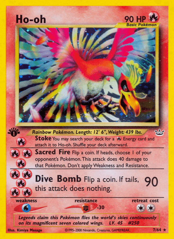 Ho-oh, carta 7 de Neo Revelation