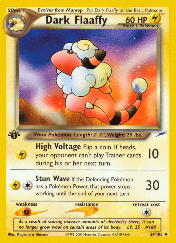 Dark Flaaffy, carta 34 de Neo Destiny